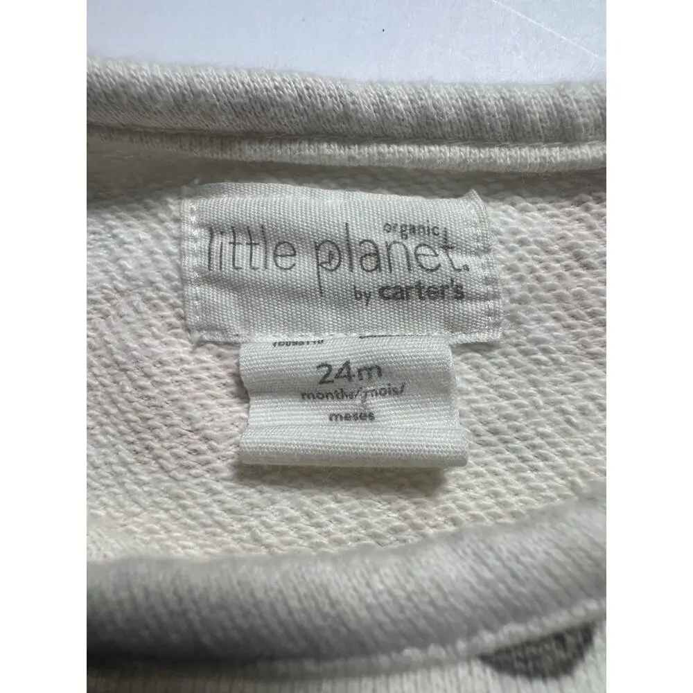 Little Planet Organic Cotton Pumpkin Toddler Shirt 24M Long Sleeve Fall Top